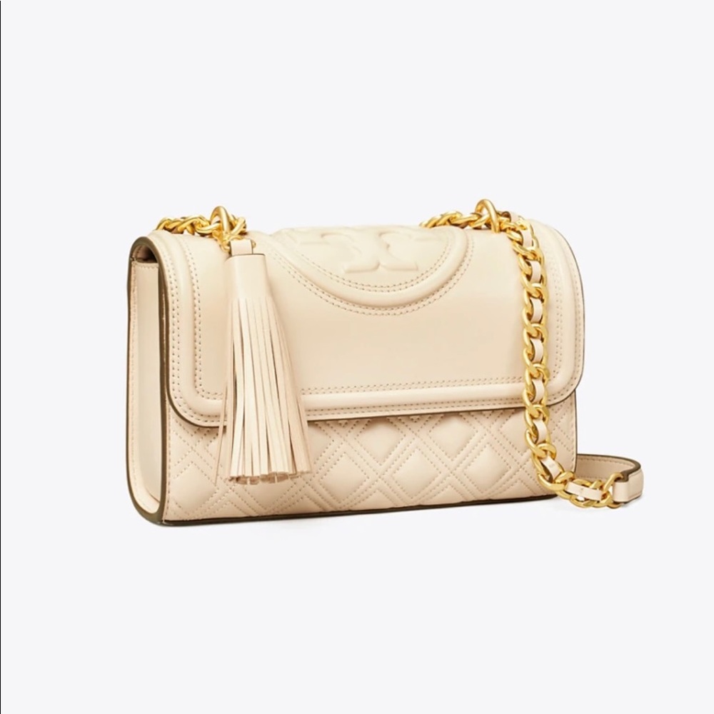 Tory Burch Small Fleming Leather Shoulder Bag